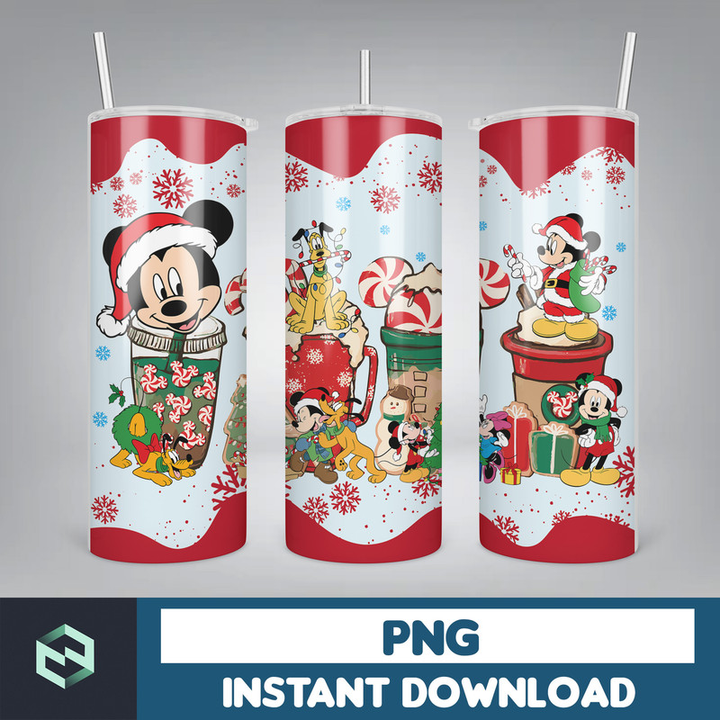 3D Inflated Christmas Tumbler Wrap Design Download PNG, 20 Oz Digital Tumbler Wrap PNG Digital Download (57).jpg