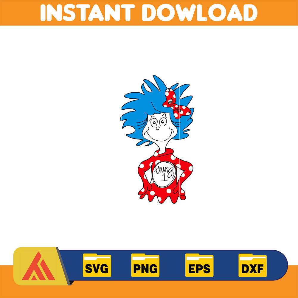 Dr Seuss Svg, Cat In The Hat SVG, Dr Seuss Hat SVG, Green Eggs And Ham Svg, Dr Seuss for Teachers Svg, Cricut, Thing Svg (697).jpg