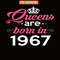 QUE30102388-Queens Are Born In 1967 PNG, Happy Birthday PNG, Birthday Queen PNG.png