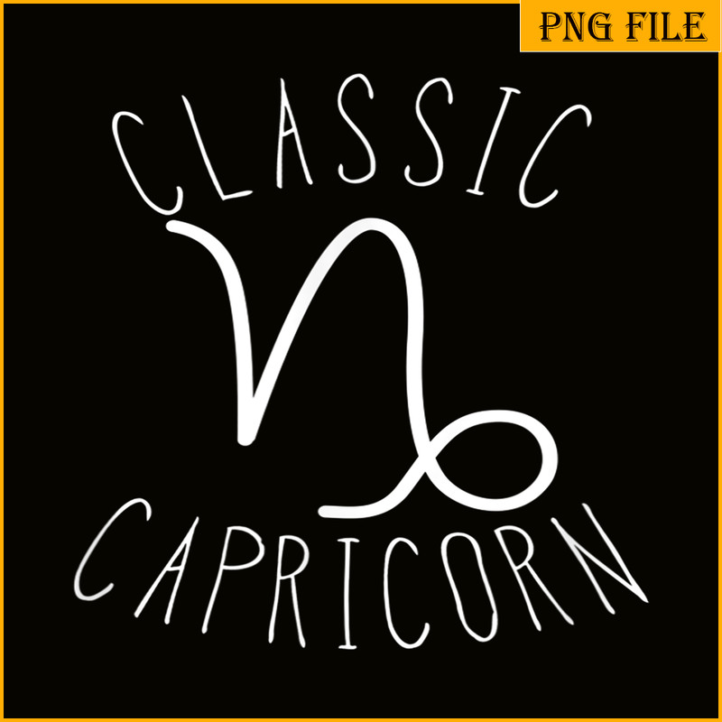 c-Classic Capricorn PNG Astrology Sign PNG Capricorn Birthday Gift PNG.png