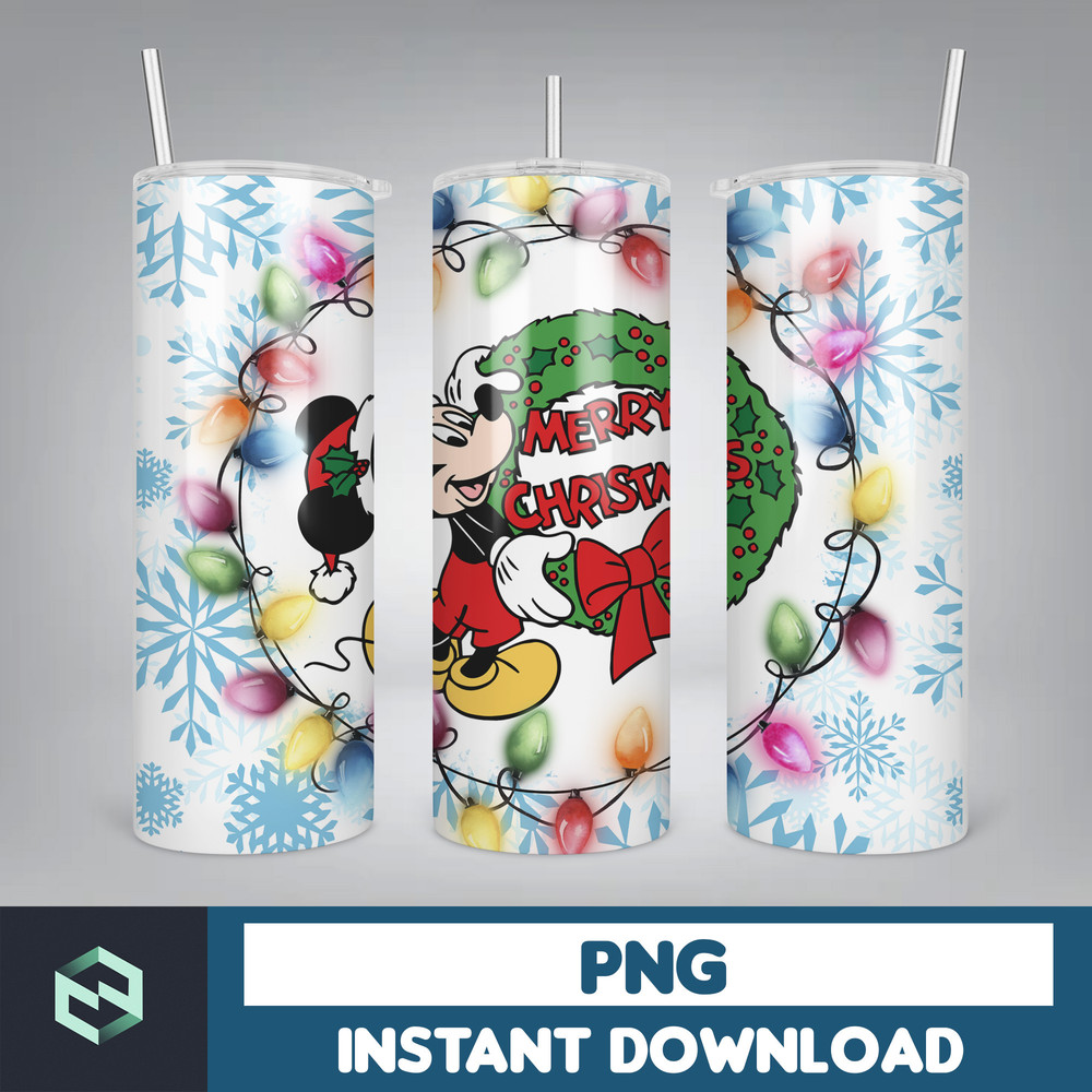 Cartoon Print Tumbler, Skinny Tumbler, 20 oz Skinny Tumbler Sublimation, Tumbler Christmas png, Christmas gift (26).jpg