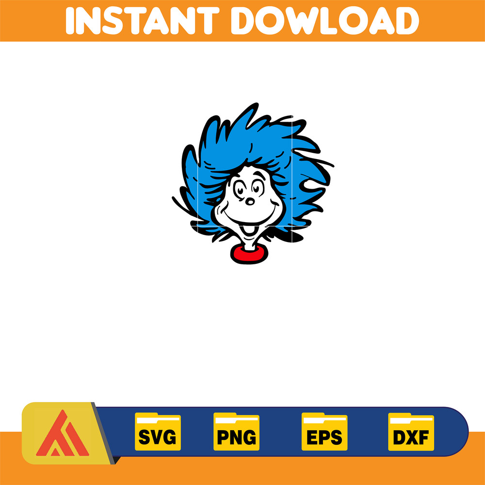 Dr Seuss Svg, Cat In The Hat SVG, Dr Seuss Hat SVG, Green Eggs And Ham Svg, Dr Seuss for Teachers Svg, Cricut, Thing Svg (701).jpg