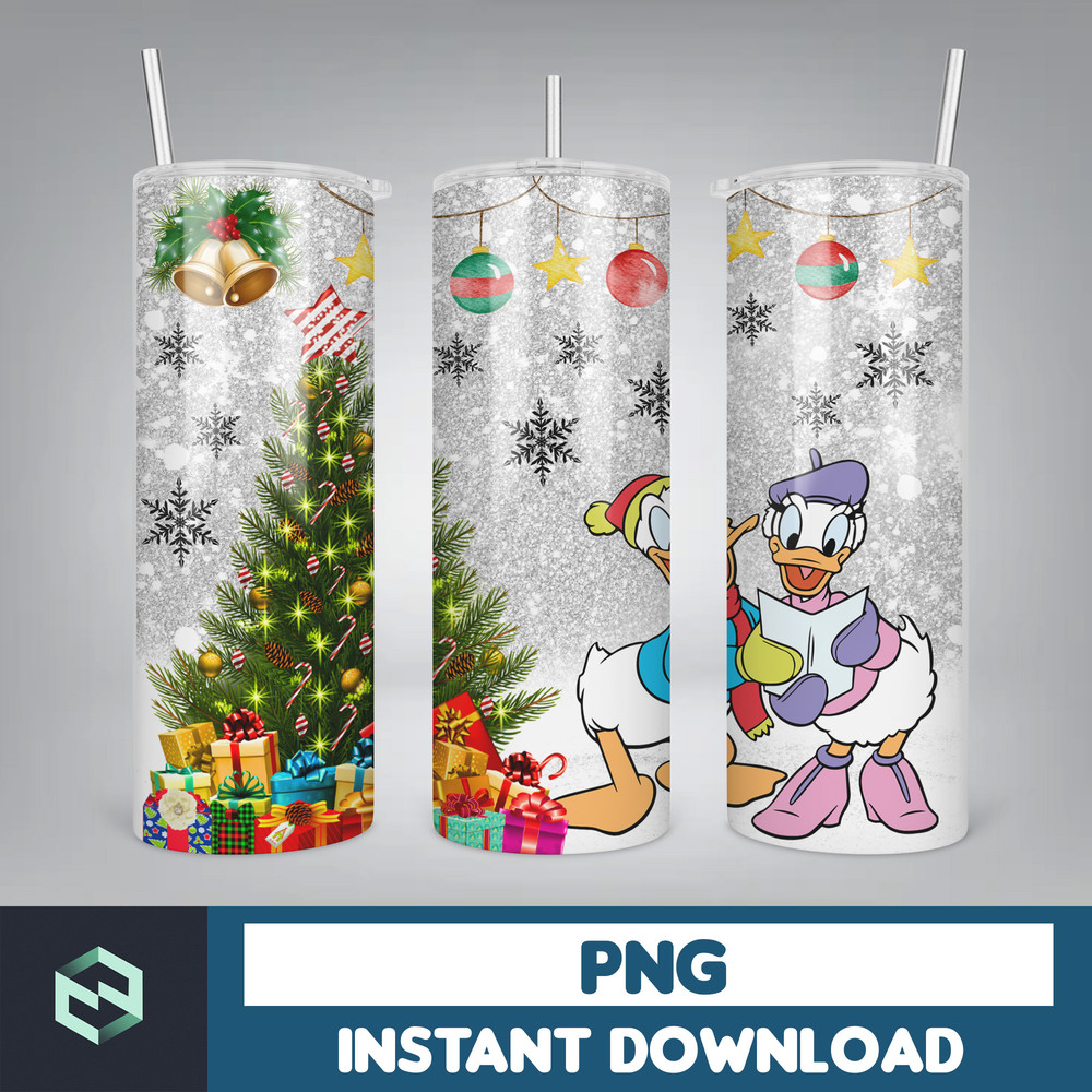 Cartoon Print Tumbler, Skinny Tumbler, 20 oz Skinny Tumbler Sublimation, Tumbler Christmas png, Christmas gift (32).jpg