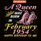 QUE30102399-Queen Was Born In Feb 1954 PNG, Happy Birthday PNG, Birthday Queen PNG.png