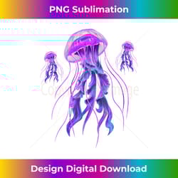 awesome cute underwater pink fish sea jellyfish ocean animal - edgy sublimation digital file - spark your artistic genius