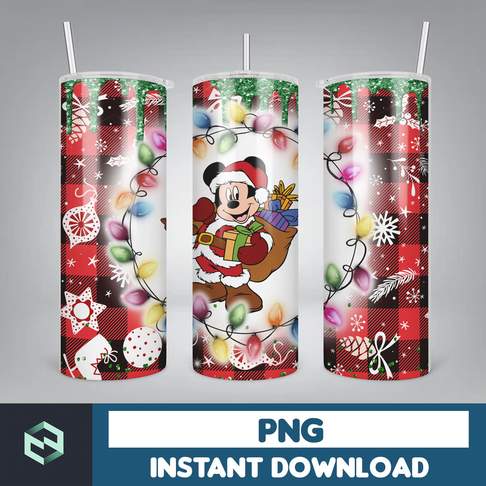 Cartoon Print Tumbler, Skinny Tumbler, 20 oz Skinny Tumbler Sublimation, Tumbler Christmas png, Christmas gift (50).jpg