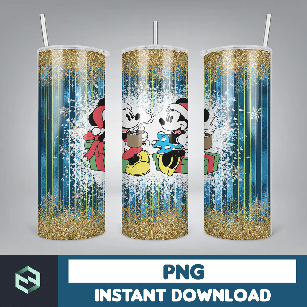 Cartoon Print Tumbler, Skinny Tumbler, 20 oz Skinny Tumbler Sublimation, Tumbler Christmas png, Christmas gift (51).jpg