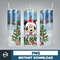 Cartoon Print Tumbler, Skinny Tumbler, 20 oz Skinny Tumbler Sublimation, Tumbler Christmas png, Christmas gift (7).jpg