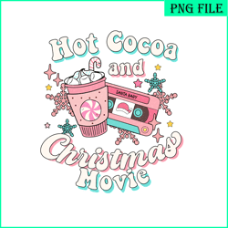hot cocoa and christmas movie png