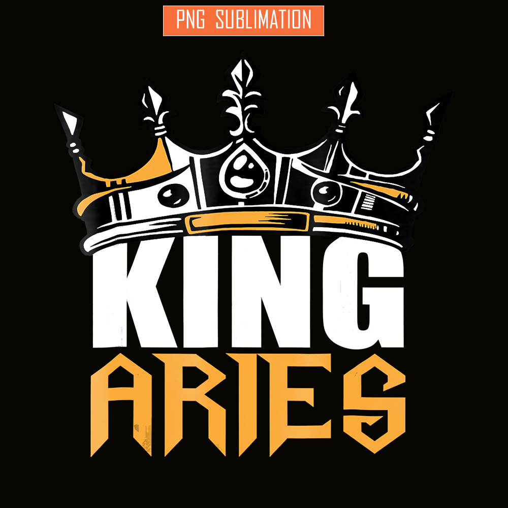 QUE31102326-King Aries PNG, Birthday King PNG, Happy Birthday PNG.png