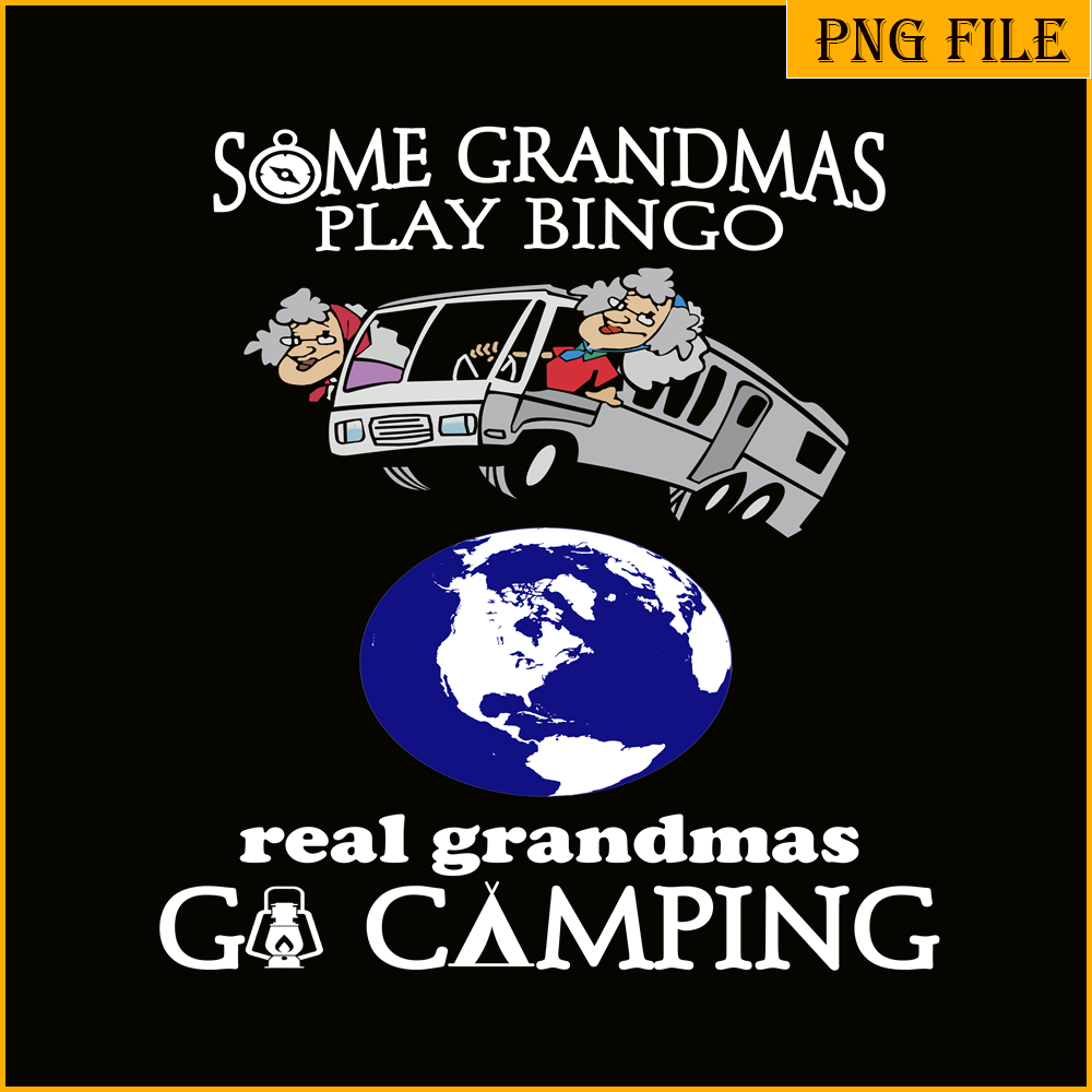 CAMP07112383-Some Grandmas Play Bingo PNG Camping PNG Picture Of 2 Old Women Traveling Around The World PNG.png
