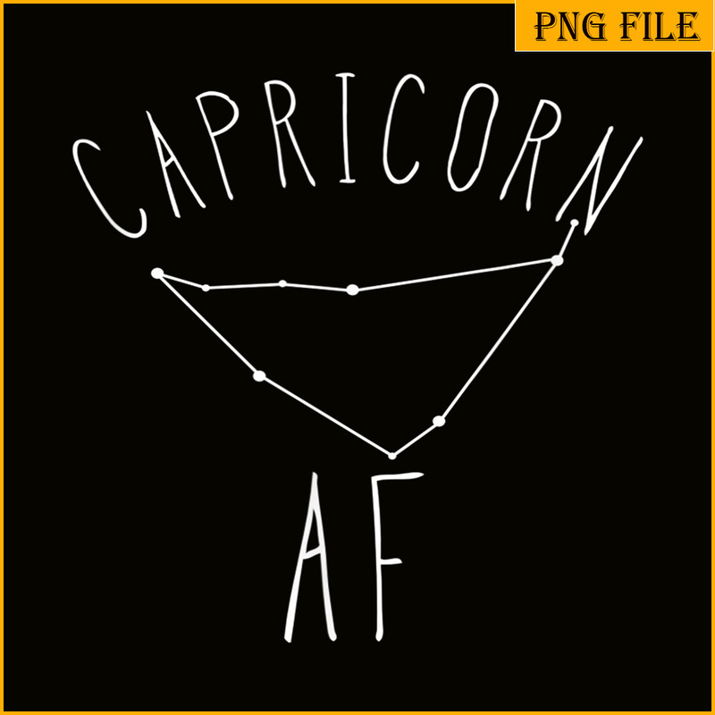 CPB28102307-Capricorn AF PNG Constellation Zodiac PNG Capricorn Birthday Gift PNG.png