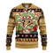 NHL Anaheim Ducks 12 Grinch Ugly Hoodie 3D Zip Hoodie 3D Ugly Christmas Sweater 3D Fleece Hoodie