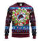 NHL Colorado Avalanche 12 Grinch Ugly Hoodie 3D Zip Hoodie 3D Ugly Christmas Sweater 3D Fleece Hoodie