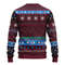 NHL Colorado Avalanche 12 Grinch Ugly Hoodie 3D Zip Hoodie 3D Ugly Christmas Sweater 3D Fleece Hoodie