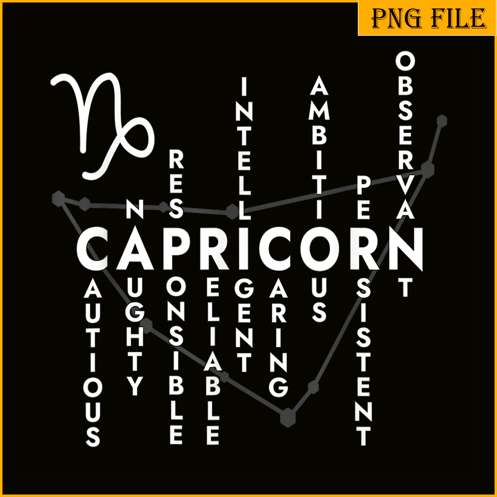 CPB28102366-Proud Capricorn PNG Zodiac Characteristics PNG Astrology Sign PNG.png
