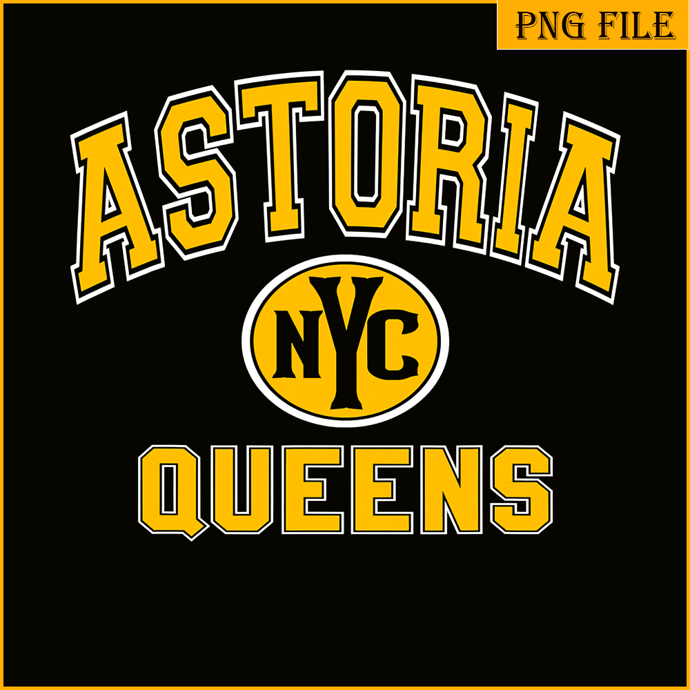 QUE03112310-Astoria Varsity Style PNG, Black Queen PNG, NYC Queens PNG.png