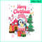 CRM13112306-Bluey And Christmas Gift PNG, Christmas Tree PNG, Bluey And Santa Claus PNG.png