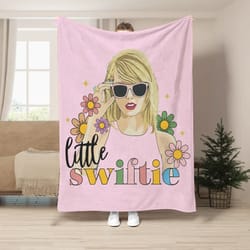 taylor blanket, swifty gift, little swiftie blanket, eras tour blanket, era tour merch, gift for her, birthday christmas