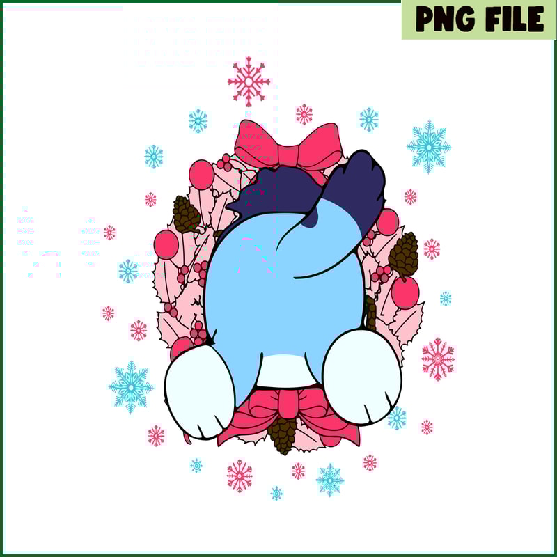 CRM13112313-Behind Bluey PNG, Christmas Decor PNG, Christmas Time PNG.png