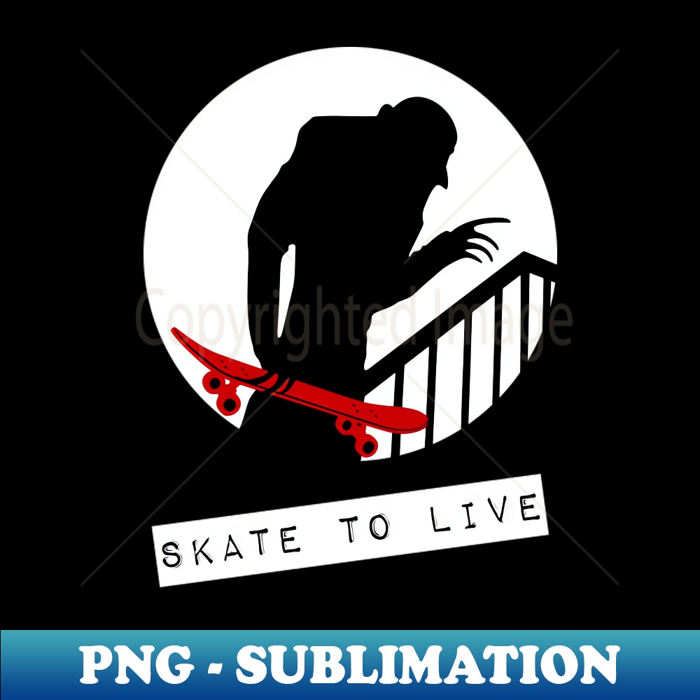 AZ-23941_Skateboard Dad Funny Skateboarding Quote SKATE TO LIVE 7380.jpg