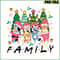 CRM13112320-Bluey Family Happy PNG, Christmas Time PNG, Bluey And Santa Claus PNG.png