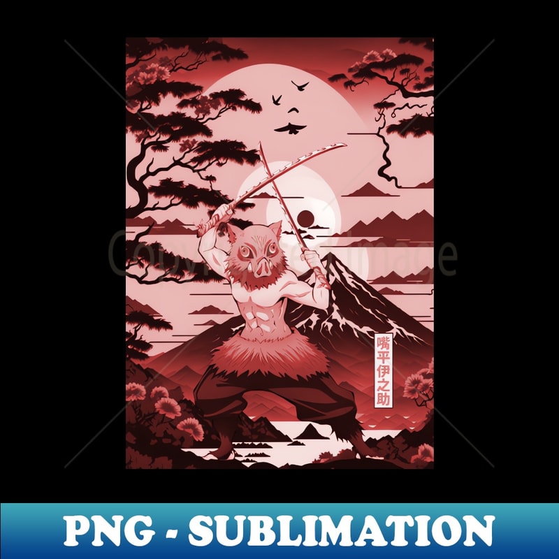 Red Inosuke Red inosukeu japan style - Signature Sublimation PNG File - | Inspire ...