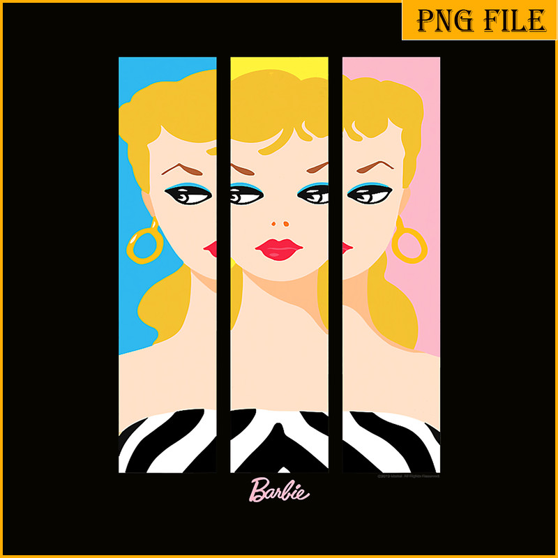 QUE03112332-Barbie 60th Ani PNG, Classic Barbie PNG, Barbie Doll PNG.png