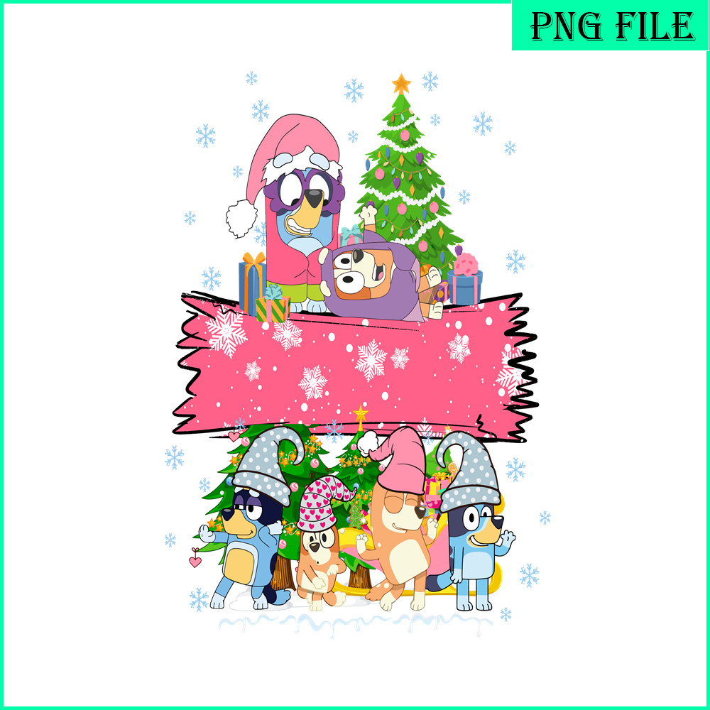 CRM13112328-Cozy Bluey In Christmas PNG, Christmas Time PNG, Happy Christmas PNG.png