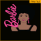 QUE03112333-Barbie Afro PNG, Black Barbie PNG, Barbie Portrait PNG.png