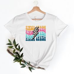 hello kinder garten t-shirt, kinder garden teacher tee, first day of kinder garten shirt, back to school outfit, welcome