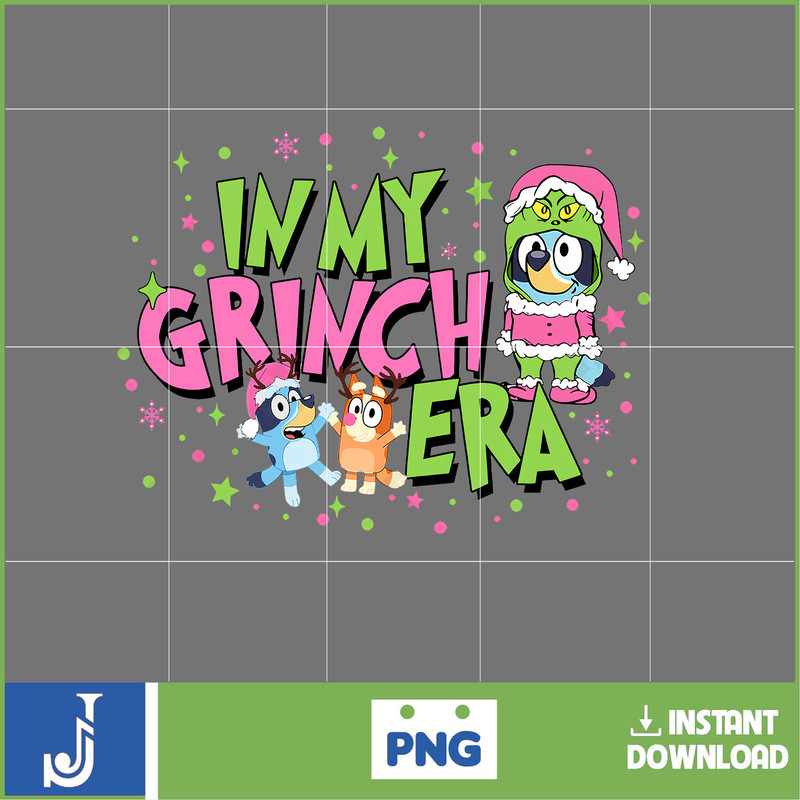 Christmas Family Shirt Design Png, Blue Dog Family Png, Christmas Cartoon Png, Christmas Magical Sublimation (11).jpg