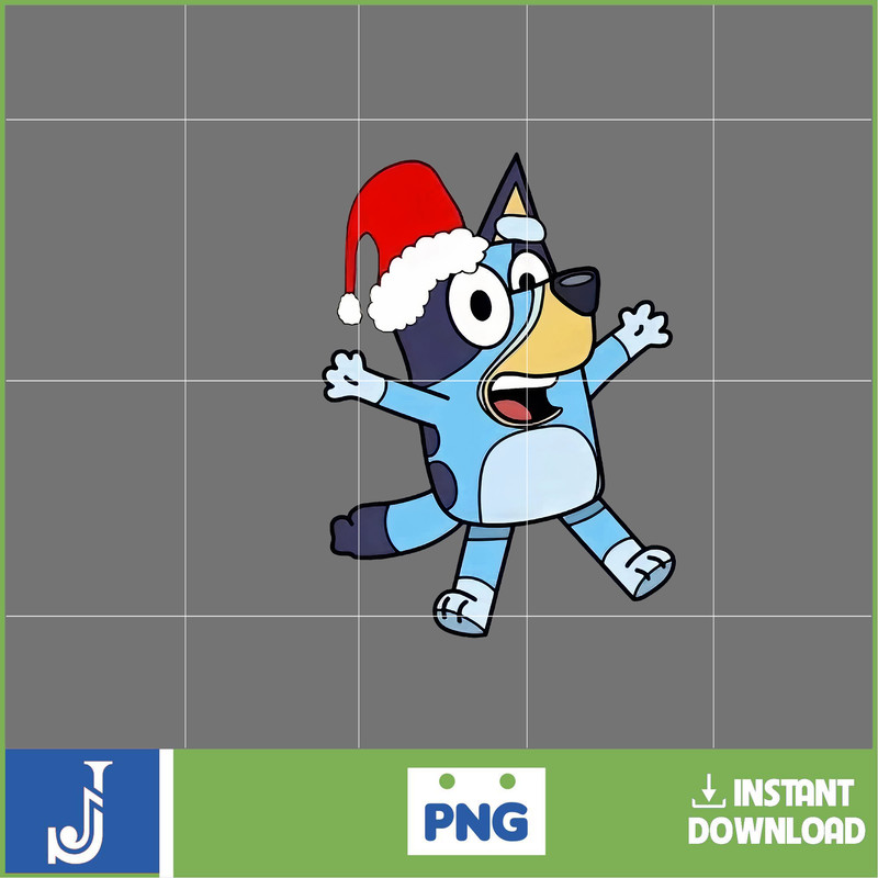 Christmas Family Shirt Design Png, Blue Dog Family Png, Christmas Cartoon Png, Christmas Magical Sublimation (3).jpg