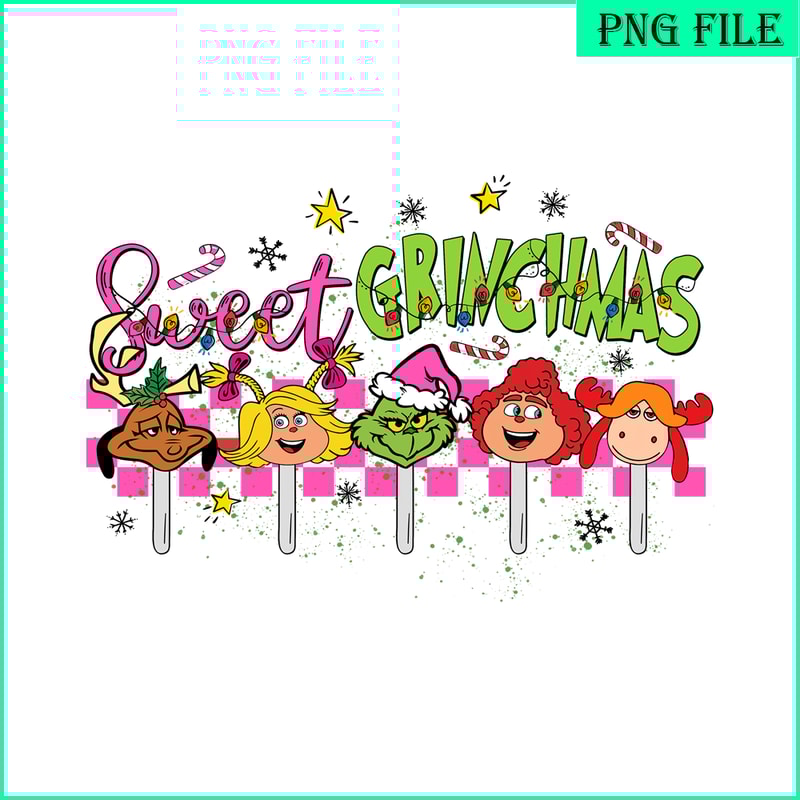 CRM13112383-Sweet Grinchmas PNG, Lolipop Grinch PNG, Grinch Funny PNG.png