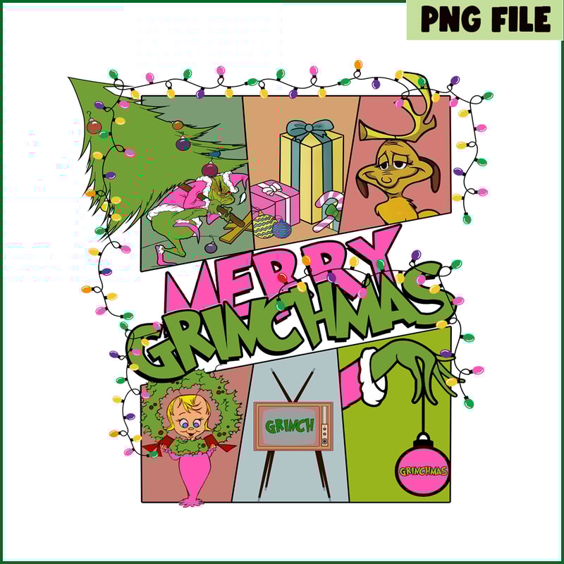 CRM13112380-Merry Grinchmas PNG, Christmas Tree PNG, Grinch Tis The Season PNG.png