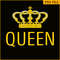 QUE03112381-Golden Crown Queens PNG, Happy Birthday PNG, Crown Queen PNG.png