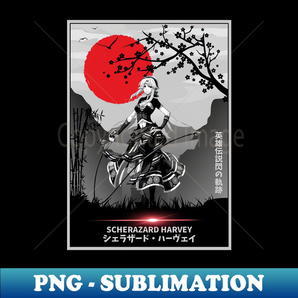 Japan scherazard trails PNG Transparent Sublimation File Inspire