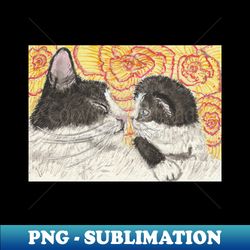 Mother and baby cat - Premium PNG Sublimation File - Perfect for Personalization