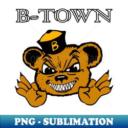 B-Town Bear Color - Stylish Sublimation Digital Download - Perfect for Sublimation Mastery