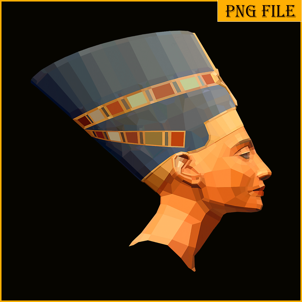 QUE15112336-Queen Nefertiti PNG, Black Lives Matter PNG, Egyptian Queen PNG.png