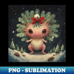 axolotl christmas - Trendy Sublimation Digital Download - Transform Your Sublimation Creations