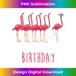 its my flocking birthday flamingo birthday girls women tee - futuristic png sublimation file - craft with boldness and assurance