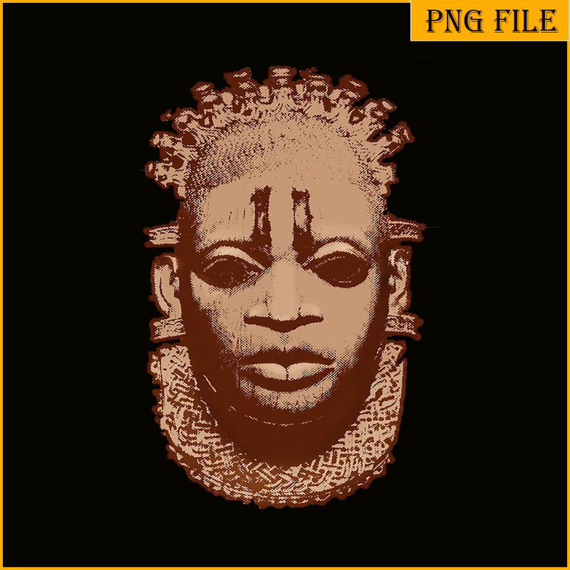QUE301023128-African Mask Queen PNG, Black Women Africa PNG, Strong Woman PNG.png