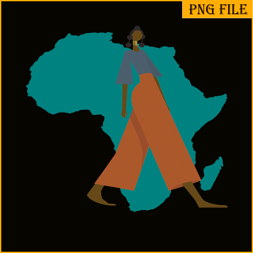 QUE301023129-African Queen Black PNG, Black Women Africa PNG, Strong Woman PNG.png