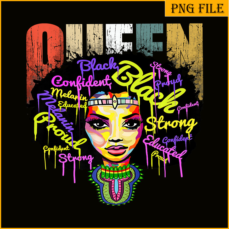 QUE301023131-African Queen Educated PNG, Black Women Africa PNG, Strong Woman PNG.png