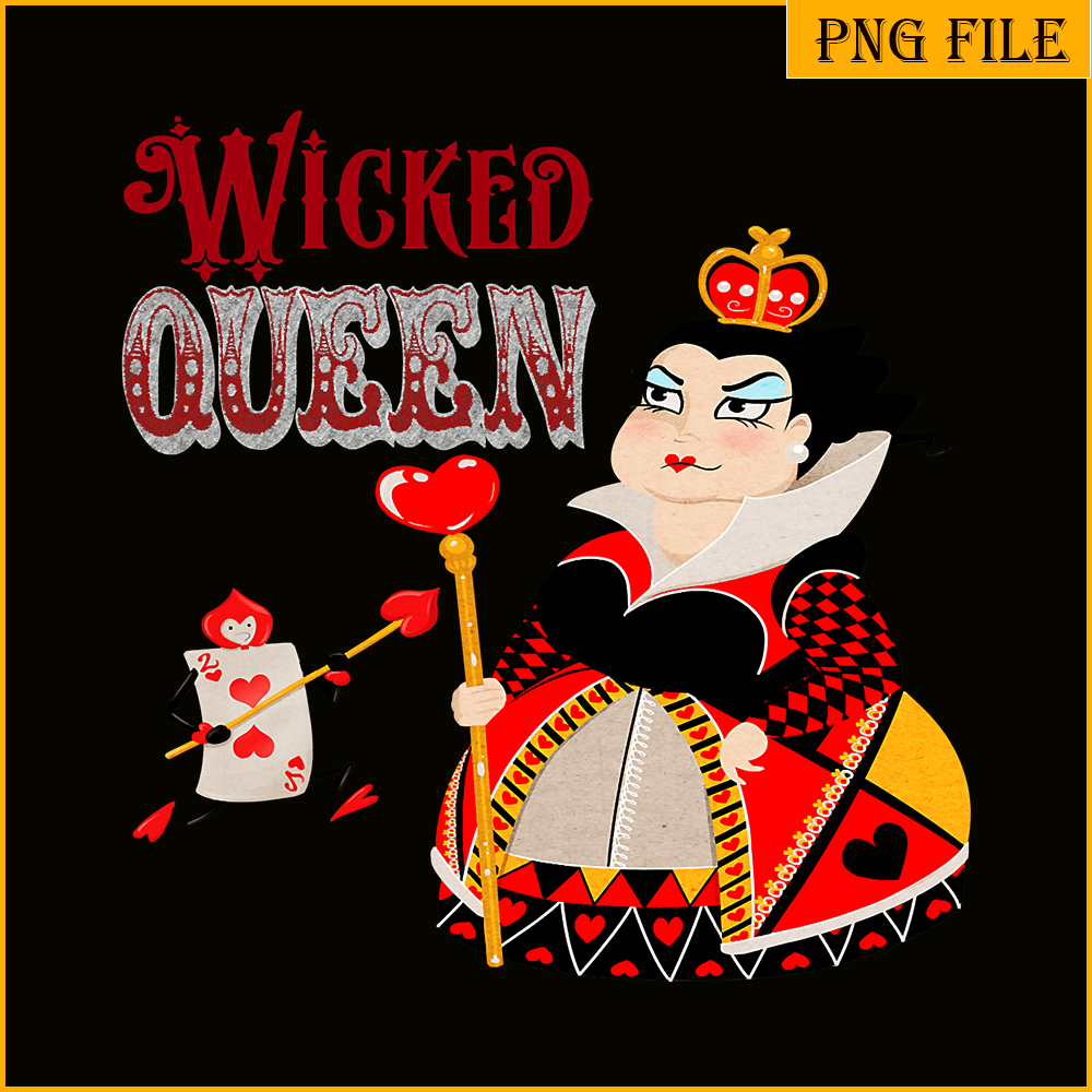 QUE301023148-Wicked Queen PNG, Red Queen PNG, Heart Queen PNG.png