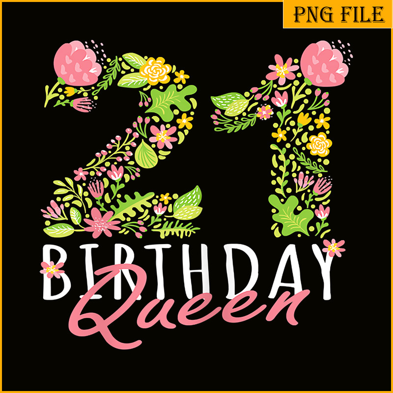 QUE30102324-21 Birthday Queen PNG, Birthday Girl PNG, Happy Birthday PNG.png