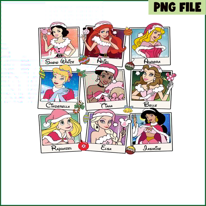 CRM15112372-Disney Princess Merry Xmas PNG.png