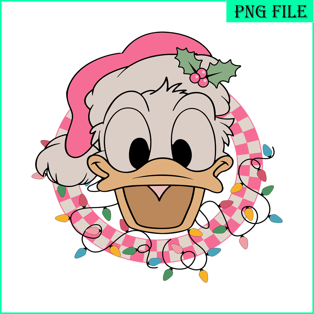 CRM15112390-Donald Pink Christmas SVG PNG DXF EPS JPG.png