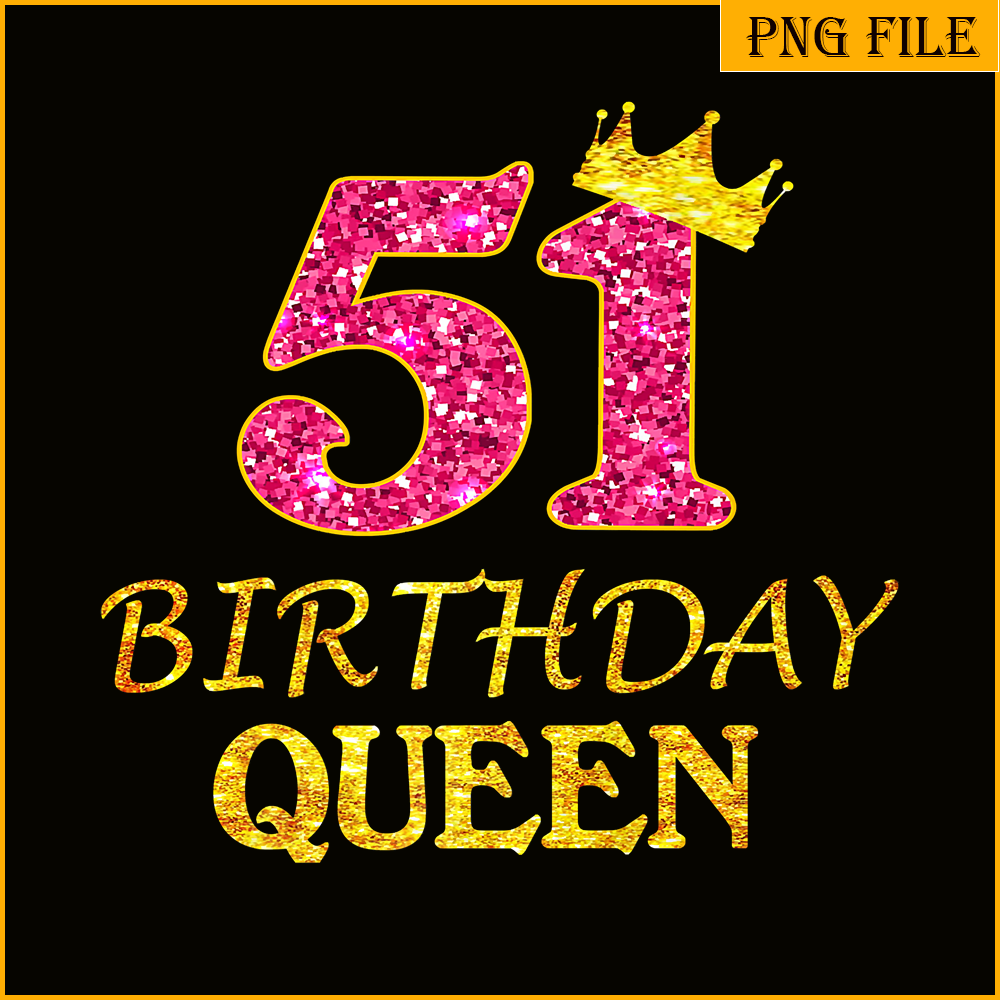 QUE30102368-51 Birthday Queen PNG, Happy Birthday PNG, Birthday Queen PNG.png